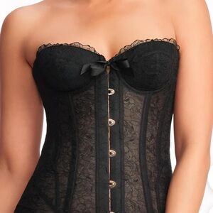 Savage x Fenty Women's Black Corset